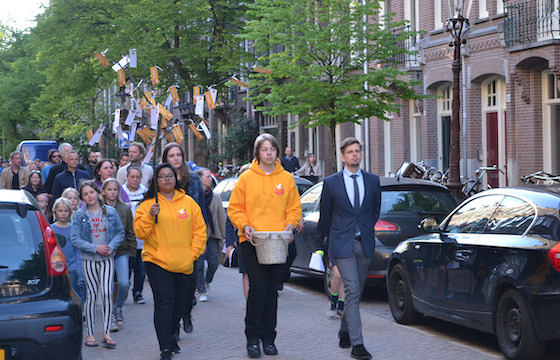 Herdenking jongerencomité De Pijp